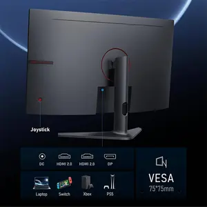 KOORUI 32E6QC 32-Inch Curved QHD Gaming Monitor, 2560×1440 Resolution, 170Hz Refresh Rate, Curved Display Design, High-Speed Gaming Visual Experience, Competitive Gaming Monitor