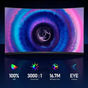 KOORUI 32E6QC 32-Inch Curved QHD Gaming Monitor, 2560×1440 Resolution, 170Hz Refresh Rate, Curved Display Design, High-Speed Gaming Visual Experience, Competitive Gaming Monitor