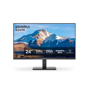 KOORUI E2411K 24 Inch FHD 144Hz IPS Gaming Monitor, Full HD Resolution, Frameless IPS Panel Design, High Refresh Rate Gaming Display