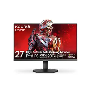 KOORUI G2721P 27 Inch QHD 200Hz IPS Gaming Monitor, 2560×1440 Resolution, High Refresh Rate IPS Panel, Competitive Gaming Display