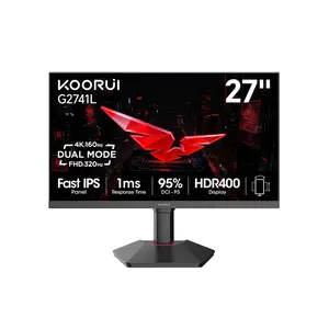 KOORUI G2741L 27 Inch IPS 4K UHD Dual-Mode Gaming Monitor, UHD 160Hz and FHD 320Hz Modes, High Refresh Rate Esports Display