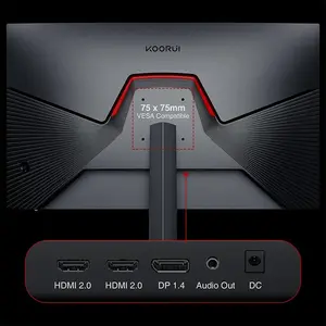 KOORUI GN06 27-Inch Fast IPS Gaming Monitor, Full HD 1920×1080 Resolution, 180Hz Refresh Rate, 1ms GTG Response Time, Adaptive Sync, 100% sRGB Color Gamut