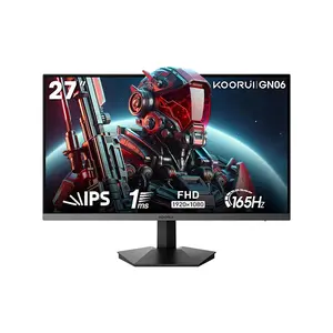 KOORUI GN06 27-Inch Fast IPS Gaming Monitor, Full HD 1920×1080 Resolution, 180Hz Refresh Rate, 1ms GTG Response Time, Adaptive Sync, 100% sRGB Color Gamut