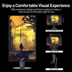 KOORUI S2741LM 27 Inch Dual-Mode IPS Mini LED Gaming Monitor, UHD 160Hz and FHD 320Hz Modes, Mini LED Backlight Technology, High Refresh Rate Esports Display