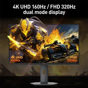 KOORUI S2741LM 27 Inch Dual-Mode IPS Mini LED Gaming Monitor, UHD 160Hz and FHD 320Hz Modes, Mini LED Backlight Technology, High Refresh Rate Esports Display