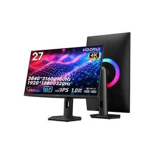 KOORUI S2741LM 27 Inch Dual-Mode IPS Mini LED Gaming Monitor, UHD 160Hz and FHD 320Hz Modes, Mini LED Backlight Technology, High Refresh Rate Esports Display
