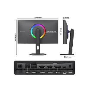 KOORUI S2741LM 27 Inch Dual-Mode IPS Mini LED Gaming Monitor, UHD 160Hz and FHD 320Hz Modes, Mini LED Backlight Technology, High Refresh Rate Esports Display