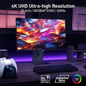 KOORUI S3241XO 32 Inch 4K OLED 240Hz Gaming Monitor, Ultra HD Resolution, OLED Panel Technology, High Refresh Rate Competitive Gaming Display