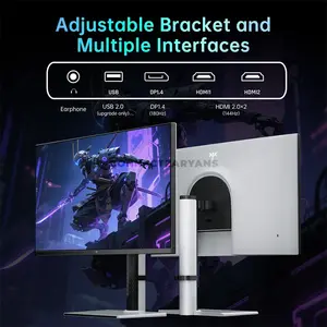 KTC M27T6 27-Inch 2K WQHD Mini LED Gaming Monitor, 2560×1440 Resolution, 180Hz Refresh Rate, HDR1400, 1152 Local Dimming Zones, HVA Panel, Quantum Dot, Adaptive Sync, 96% DCI-P3, HDMI 2.0 & DisplayPort 1.4