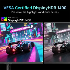 KTC M27T6 27-Inch 2K WQHD Mini LED Gaming Monitor, 2560×1440 Resolution, 180Hz Refresh Rate, HDR1400, 1152 Local Dimming Zones, HVA Panel, Quantum Dot, Adaptive Sync, 96% DCI-P3, HDMI 2.0 & DisplayPort 1.4