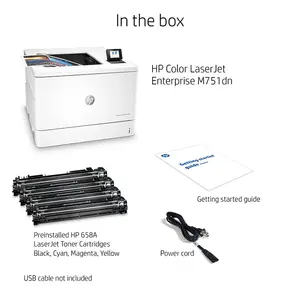 HP Color LaserJet Enterprise M751dn Color Laser Printer, Automatic Duplex Printing, Gigabit Ethernet, Enterprise-Class A3 Printing