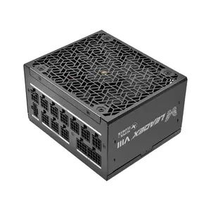 Super Flower LEADEX VIII Platinum PRO 1000W Power Supply Black, 80 PLUS Platinum Certified Efficiency, ATX 3.1 and PCIe 5.1 Ready, Fully Modular Cable Design, High-Performance Gaming and Creator PSU