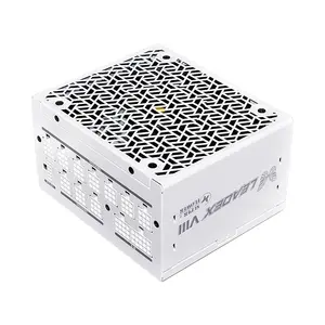 Super Flower LEADEX VIII Platinum PRO 1000W Power Supply White, 80 PLUS Platinum Certified Efficiency, ATX 3.1 and PCIe 5.1 Ready, Fully Modular Cable Design, High-Performance Gaming and Creator PSU