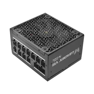 Super Flower LEADEX VIII Platinum PRO 1200W Power Supply Black, 80 PLUS Platinum Certified Efficiency, ATX 3.1 and PCIe 5.1 Ready, Fully Modular Cable Design, High-Performance Gaming and Workstation PSU