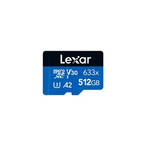 Lexar High-Performance 633x microSDHC/microSDXC UHS-I Memory Card BLUE Series, Up to 100MB/s Read Speed, Class 10 UHS-I Storage Card with SD Adapter