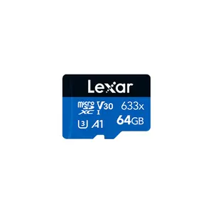 Lexar High-Performance 633x microSDHC/microSDXC UHS-I Memory Card BLUE Series, Up to 100MB/s Read Speed, Class 10 UHS-I Storage Card with SD Adapter