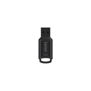 Lexar JumpDrive V400 USB 3.2 Gen 1 Flash Drive, Up to 100MB/s Read Speed, Compact USB-A Portable Storage Drive, 256-Bit AES Encryption