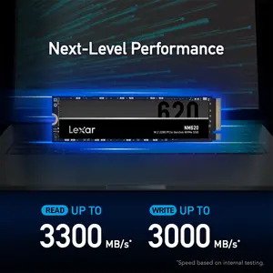 Lexar NM620 1TB NVMe M.2 Internal SSD, PCIe Gen3x4 NVMe, Up to 3500MB/s Read & 3000MB/s Write, 3D TLC NAND, HMB 3.0 + SLC Cache, M.2 2280, LNM620X001T-RNNNU