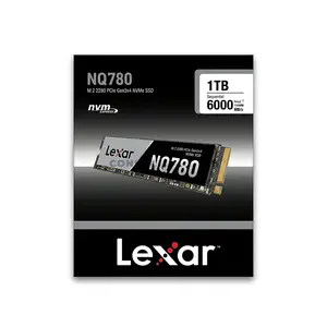 Lexar NQ780 M.2 2280 PCIe Gen 4x4 NVMe SSD 1TB Internal Solid State Drive, Up to 6000MB/s Read & 2500MB/s Write Speed, NVMe 2.0, 3D NAND High-Speed Storage Upgrade