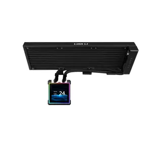 LIAN LI HydroShift II LCD-S 360 CL Wireless Black AIO Liquid CPU Cooler with 3.4-inch IPS LCD Display, UNI FAN CL Wireless, 360mm Radiator, Hidden Tube & Cable Design, L-Connect 3 Support, Intel LGA1851/LGA1700 & AMD AM5/AM4