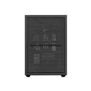 Lian Li B4-mATX Mesh Black Compact 21.3L Micro-ATX PC Case, M-ATX / Mini-ITX Support, Up to 358mm 4-Slot GPU, 360mm Radiator Support, 165mm CPU Cooler Clearance, 2x 120mm Slim Fans, Horizontal / Vertical Layout