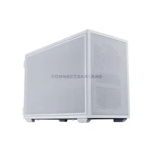 Lian Li B4-mATX Mesh White Compact 21.3L Micro-ATX PC Case, M-ATX / Mini-ITX Support, Up to 358mm 4-Slot GPU, 360mm Radiator Support, 165mm CPU Cooler Clearance, 2x 120mm Slim Fans, Horizontal / Vertical Layout
