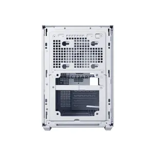 Lian Li B4-mATX Mesh White Compact 21.3L Micro-ATX PC Case, M-ATX / Mini-ITX Support, Up to 358mm 4-Slot GPU, 360mm Radiator Support, 165mm CPU Cooler Clearance, 2x 120mm Slim Fans, Horizontal / Vertical Layout
