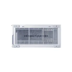 Lian Li B4-mATX Mesh White Compact 21.3L Micro-ATX PC Case, M-ATX / Mini-ITX Support, Up to 358mm 4-Slot GPU, 360mm Radiator Support, 165mm CPU Cooler Clearance, 2x 120mm Slim Fans, Horizontal / Vertical Layout