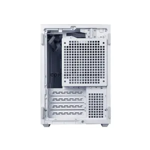Lian Li B4-mATX Mesh White Compact 21.3L Micro-ATX PC Case, M-ATX / Mini-ITX Support, Up to 358mm 4-Slot GPU, 360mm Radiator Support, 165mm CPU Cooler Clearance, 2x 120mm Slim Fans, Horizontal / Vertical Layout