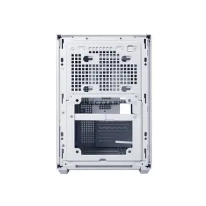 Lian Li B4-mATX Wood White Compact 21.3L Micro-ATX PC Case, Real Walnut Wood Front Panel, M-ATX / Mini-ITX Support, Up to 358mm 4-Slot GPU, 360mm Radiator Support, 2x 120mm Slim Fans, Horizontal / Vertical Layout, B4W-WD