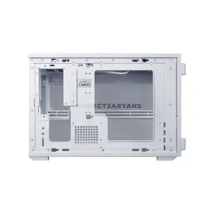 Lian Li B4-mATX Wood White Compact 21.3L Micro-ATX PC Case, Real Walnut Wood Front Panel, M-ATX / Mini-ITX Support, Up to 358mm 4-Slot GPU, 360mm Radiator Support, 2x 120mm Slim Fans, Horizontal / Vertical Layout, B4W-WD