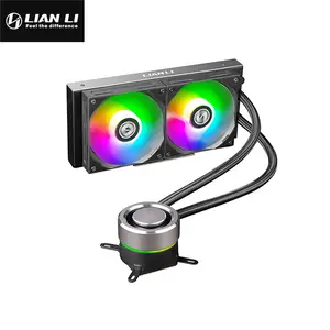 Lian Li Galahad 240SLB ARGB All-In-One CPU Liquid Cooler Black Edition, 240mm Radiator Design, Dual Fan AIO Cooling System, High-Performance Liquid Cooling Solution