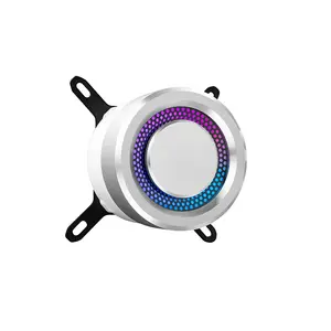 Lian Li Galahad 360 RGB Liquid CPU Cooler White Edition, 360mm Radiator Design, Triple Fan AIO Cooling System, Addressable RGB Lighting, High-Performance Liquid Cooling Solution