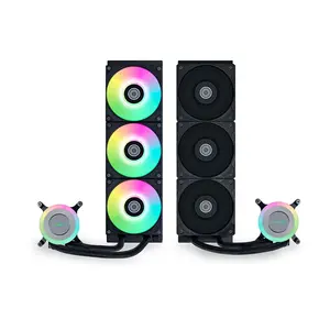 Lian Li GALAHAD II Lite 360 ARGB AIO Liquid CPU Cooler Black, 360mm Radiator, 3800 RPM High-Speed Pump, ARGB PWM Fans, High-Performance All-In-One Liquid Cooling Solution