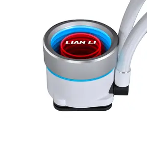 Lian Li Galahad II Trinity 240mm RGB Liquid CPU Cooler Black Edition, Dual Fan AIO Cooling System, 240mm Radiator Design, Addressable RGB Lighting, High-Performance Liquid Cooling