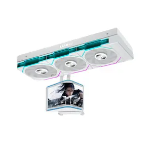 LIAN LI HydroShift II OLED Curved 360TL White AIO Liquid CPU Cooler, 6.67-Inch 2288×1048 OLED, 3x UNI FAN TL FLEX, 2600 RPM, 90.1 CFM, 3.97mmH₂O, 2800 RPM Turbo Pump, Model GHS2OLDC36TW