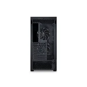 Lian Li Lancool 207 Digital Mid Tower PC Case Black Edition, Tempered Glass Gaming Chassis, Digital Display Integration, High-Airflow PC Case Design