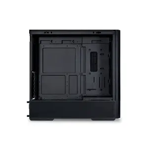 Lian Li Lancool 207 Digital Mid Tower PC Case Black Edition, Tempered Glass Gaming Chassis, Digital Display Integration, High-Airflow PC Case Design