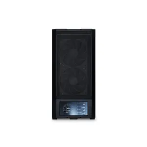 Lian Li Lancool 207 Digital Mid Tower PC Case Black Edition, Tempered Glass Gaming Chassis, Digital Display Integration, High-Airflow PC Case Design