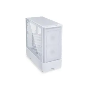 Lian Li Lancool 207 Mid Tower PC Case White Edition, Tempered Glass Gaming Chassis, High-Airflow Design, Premium Gaming and Performance PC Case