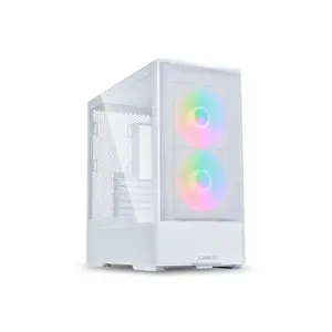 Lian Li Lancool 207 Mid Tower PC Case White Edition, Tempered Glass Gaming Chassis, High-Airflow Design, Premium Gaming and Performance PC Case