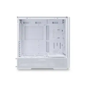 Lian Li Lancool 207 Mid Tower PC Case White Edition, Tempered Glass Gaming Chassis, High-Airflow Design, Premium Gaming and Performance PC Case