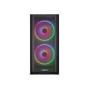 Lian Li LANCOOL 216 Mid Tower PC Case Black, ATX Motherboard Support, Dual 160mm High-Airflow Front Fans, Mesh Front Panel Design, Tempered Glass Side Panel, Performance Gaming Chassis