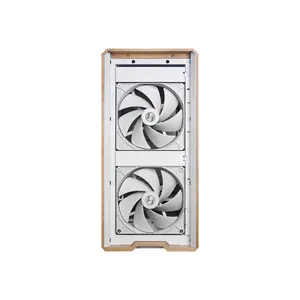 Lian Li Lancool 217 Mid Tower PC Case White Edition, High-Airflow Tempered Glass Chassis, Advanced Cooling Support, Premium Gaming and Performance PC Case