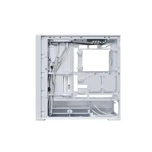 Lian Li Lancool 217 INF Mid Tower PC Case White Edition, Infinity Fan Design, High-Airflow Chassis, Tempered Glass Side Panel, Premium Gaming PC Case
