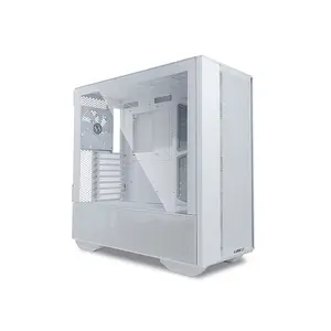 Lian Li Lancool III Mid Tower PC Case Non-RGB White Edition, High-Airflow Tempered Glass Chassis, Advanced Cooling Support, Premium Gaming and Performance PC Case