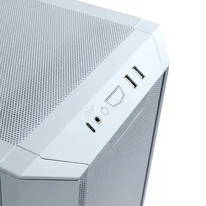 Lian Li Lancool III Mid Tower PC Case Non-RGB White Edition, High-Airflow Tempered Glass Chassis, Advanced Cooling Support, Premium Gaming and Performance PC Case