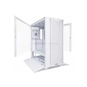 LIAN LI LANCOOL III RGB E-ATX Mid-Tower PC White Case, 435mm GPU Support, Dual 420mm Radiator Support, 4 Pre-Installed 140mm PWM Fans, 187mm CPU Cooler Clearance & Tempered Glass