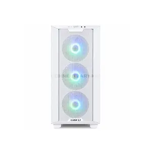 LIAN LI LANCOOL III RGB E-ATX Mid-Tower PC White Case, 435mm GPU Support, Dual 420mm Radiator Support, 4 Pre-Installed 140mm PWM Fans, 187mm CPU Cooler Clearance & Tempered Glass