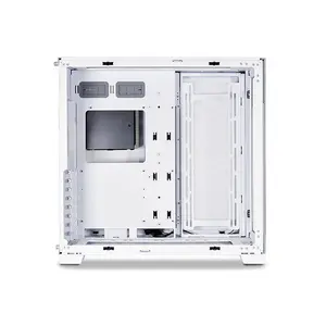 Lian Li O11D EVO Mid Tower PC Case White Edition, Tempered Glass Dual Chamber Chassis, Premium Modular Showcase Design, High-Performance Gaming PC Case
